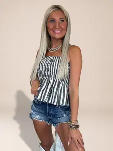 Coastal Stripe Tube Top