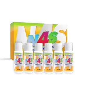 EDMARK N4S Natural Sweetener – Set of 6 Bottles | Zero-Calorie Sugar Substitute, 600x Sweeter Than Sugar | Ideal for Coffee, Tea, Cooking & Baking | Low-Carb Natural Sweetener for Everyday Use