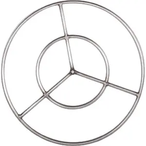 Dagan  Fire Pit Burner Ring, Stainless Steel