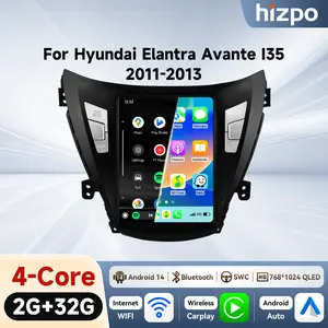 GPS Touch Screen Car Stereo for Hyundai Elantra Avante I35 2011-2013 Car Radio Multimedia Head Unit Video Player Upgraded Wireless Carplay