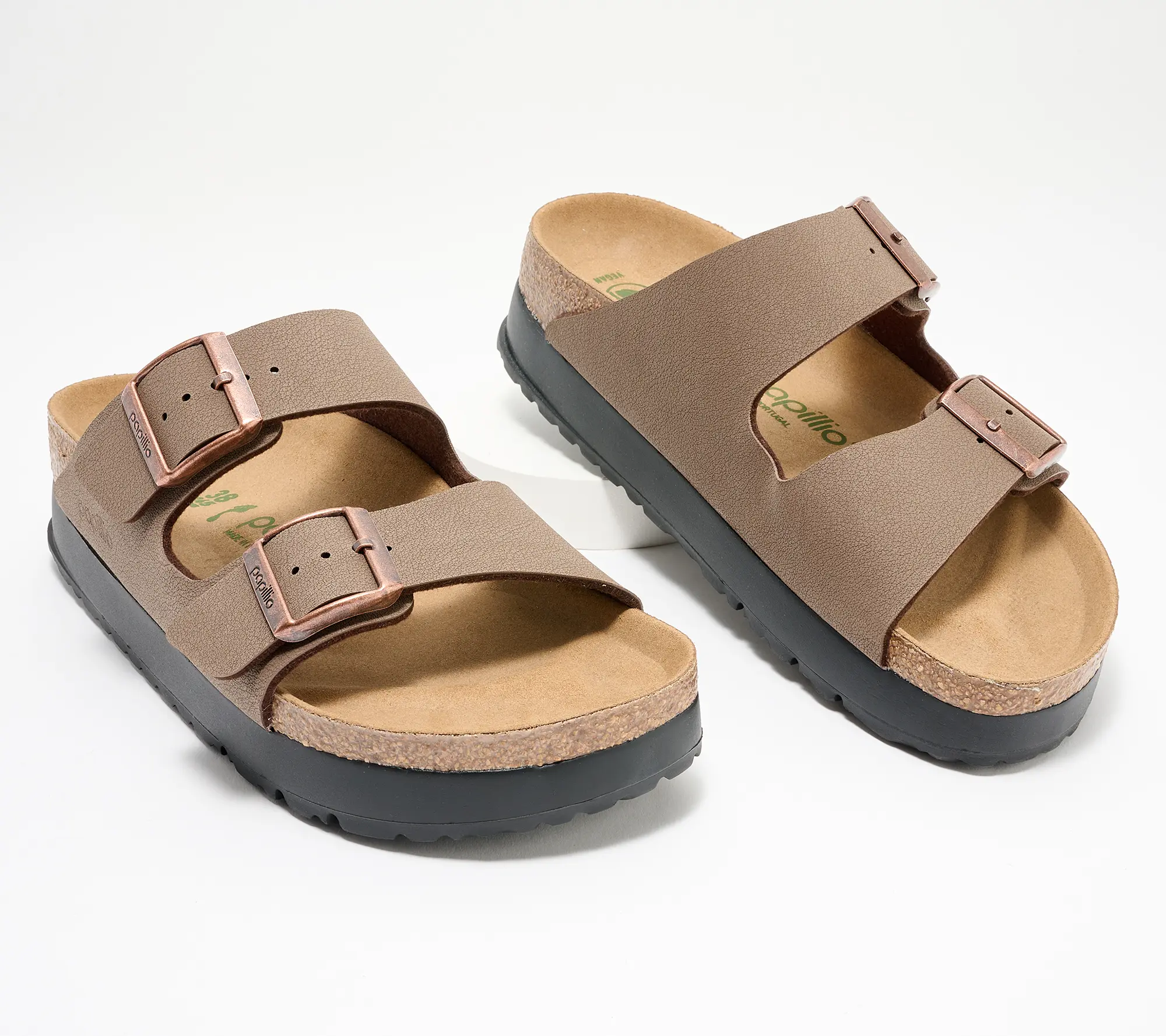 Papillio by Birkenstock Two-Strap Slide Sandal-Arizona Platform Papillio by Birkenstock Two-Strap Slide Sandal-Arizona Platform