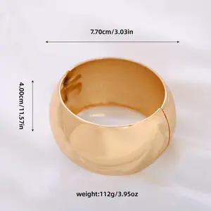 choice of all Gold Chunky Bangles Bracelets for Women Big Thick Gold Bangles Large Cuff Bracelet Stack Non Tarnish for Women Fashion Jewelry Christmas Stocking Stuffers