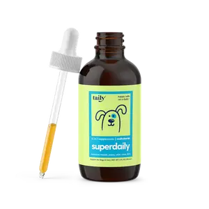 Taily® Superdaily Multivitamin for Dogs & Cats - Hydrolyzed Collagen, Essential Vitamins - Supports Joints, Shiny Coats, Strong Teeth, Fabulous Nails - Canine Nutritional Supplement