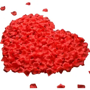 1000 pieces of simulated artificial rose petals, creative DIY spring decoration fake flowers, romantic decoration supplies for festivals, weddings, birthdays, parties and banquets, Christmas gifts, popular home decorations, Valentine's Day gifts, suitable