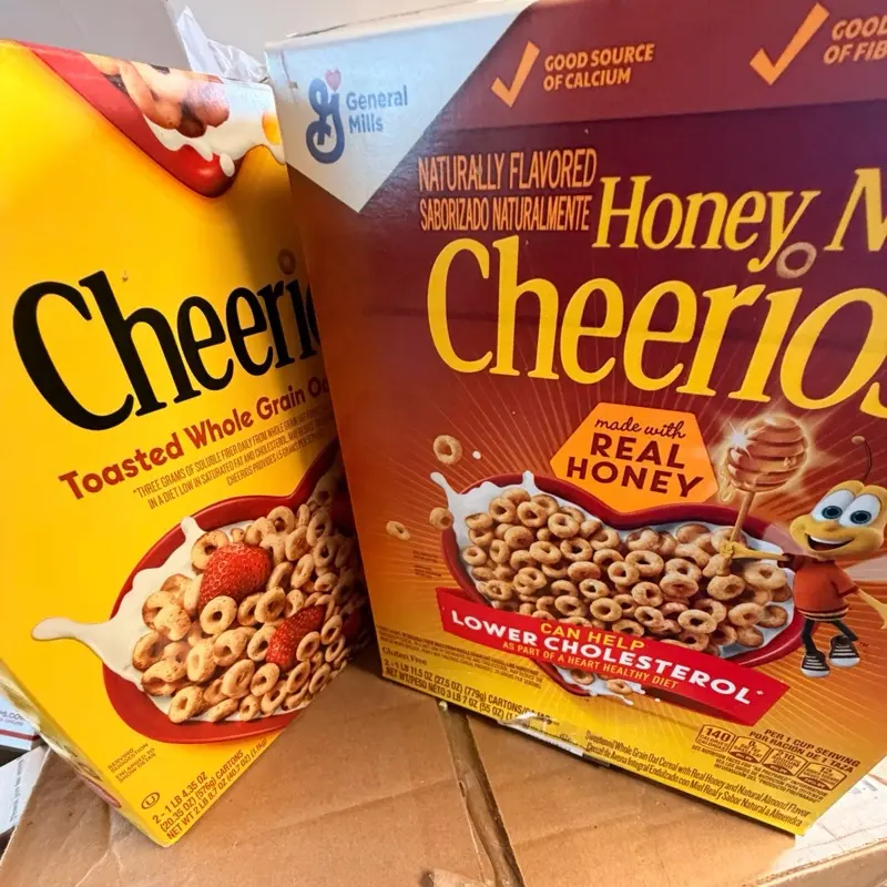 Honey Cheerios, 5-Pack Breakfast Cereal