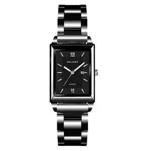 OIDEA Women's Minimalist Rectangular Square Fashionable Stylish Analog Quartz Watch - 1 ATM Water Resistant, Alloy Strap, Adjustable Fit, Date Display, Elegant Dress Watch Gift for Women, Fashionable Stylish Watch, Square Watches summerwins,summerwins