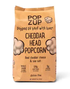 3 Cheddar Head Popcorn Bags- Family Size