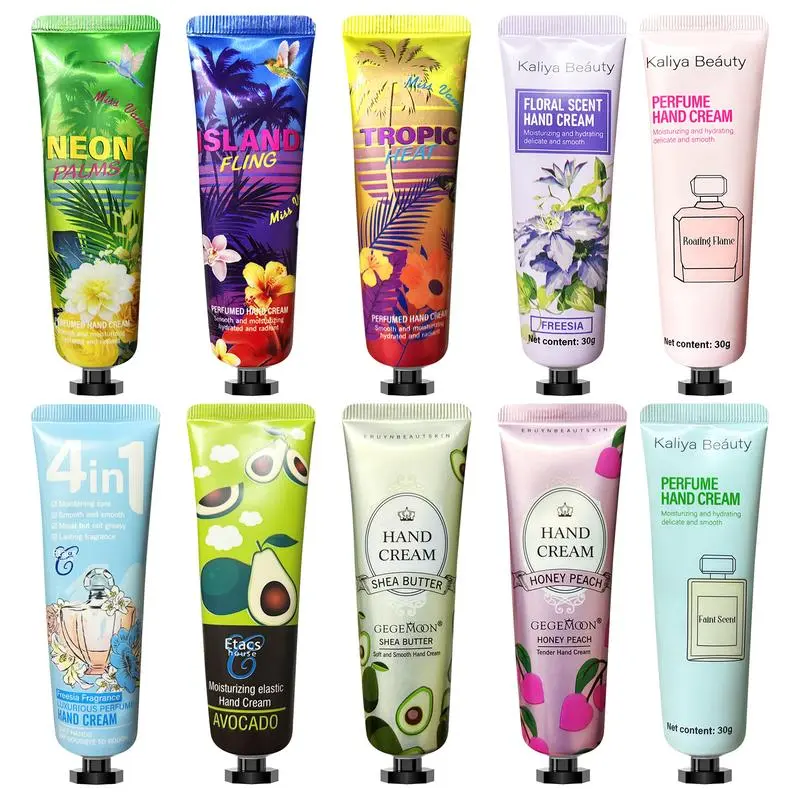 Hand Cream Random Scent Hand Cream Nourishing Moisturizing Compact Portable Hydrating Moisturizer Moisture