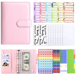 27 pcs/set Budget Binder with Zipper Envelopes & Expense Sheets - Money Saving Organizer for Cash, Bills, and Financial Planning, Includes Colorful Tabs for Easy Organization, Financial Planning Tool,Durable Zipper Closure, Finance Checklist Organizer