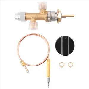 Propane Lpg Gas Fire Pit Control Safety Valve Flame Failure Device Gas Heater Valve with Thermocouple and Knob