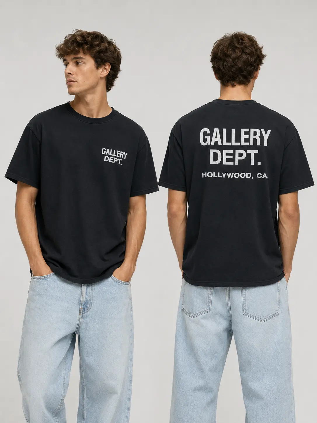 Gallery Dept Souvenir Logo T Shirt, Gallery Dept Vintage Streetwear Tee, Casual Graphic Shirt, Unisex Street Fashion Top