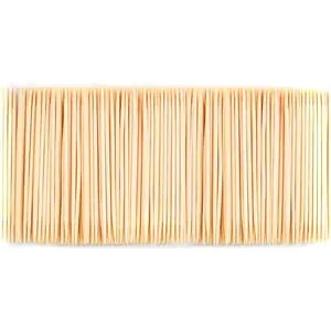 1000 Count Bamboo Toothpicks Barbecue, Fruits And Teeth Cleaning - Round Double-Pointed Wooden Toothpicks, For Appetizers,Olives Dental Floss Durable Oral Plastic