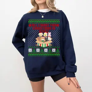 All I Want For Christmas Is Chibi Box Tree Shirt – Unisex Cotton Tee for Fans & Lovers Holiday Gifts