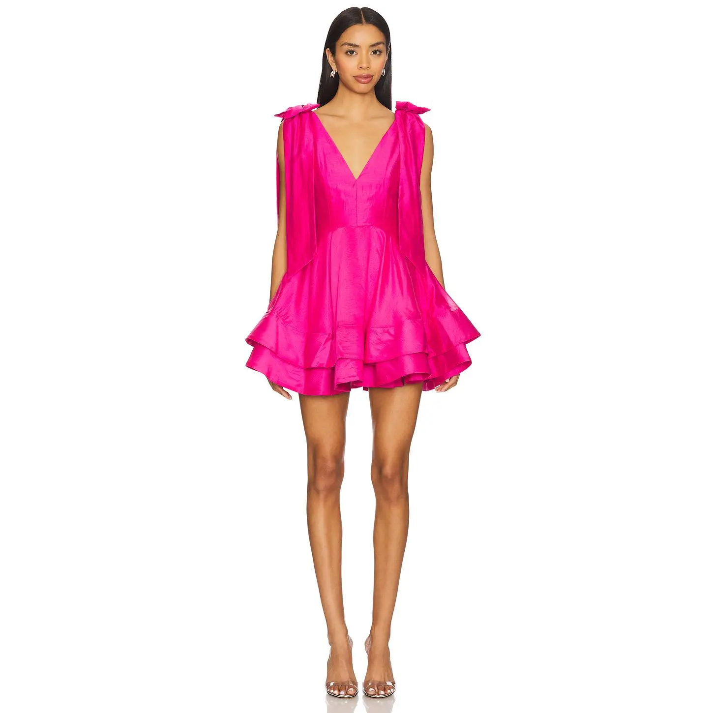 ELLIATT Kalani Mini Dress in Hot Pink
