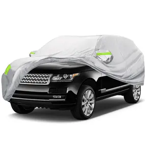 UV Waterproof Car Covers for Automobiles All Weather Season UV Protection Snowproof Outdoor Full Cover Universal Fit SUV
