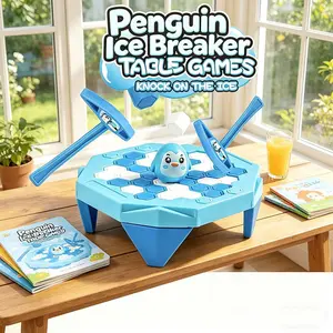 Penguin Ice Breaker Game, Fun Tabletop Game, Family Fun Interactive Puzzle, Child Brain Training Toy, Party Stress Relief, 1pc Educational Desk Game