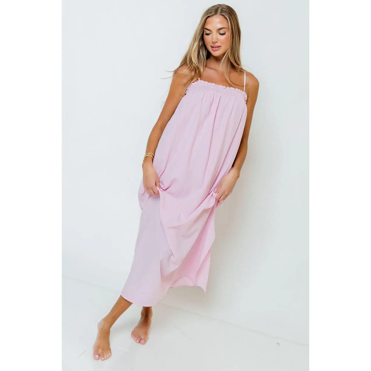 Emberly Dress in Blush/Pink *Final Sale*