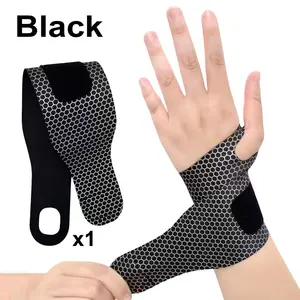 Breathable Wrist Support Bracelet Unisex, Adjustable Elastic Sports Hand Strap, Wrist Compression Band for Daily Use, Office, Exercise, Fitness, Wrist Straps, Breathable Wristbands
