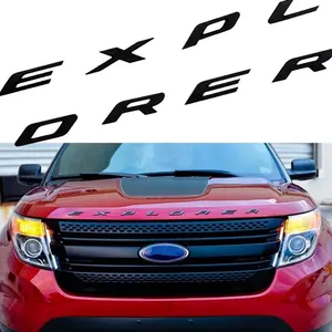 Front Hood Explorer Letters Decal Fit for 2011-2025 Explorer Model Emblem Badge