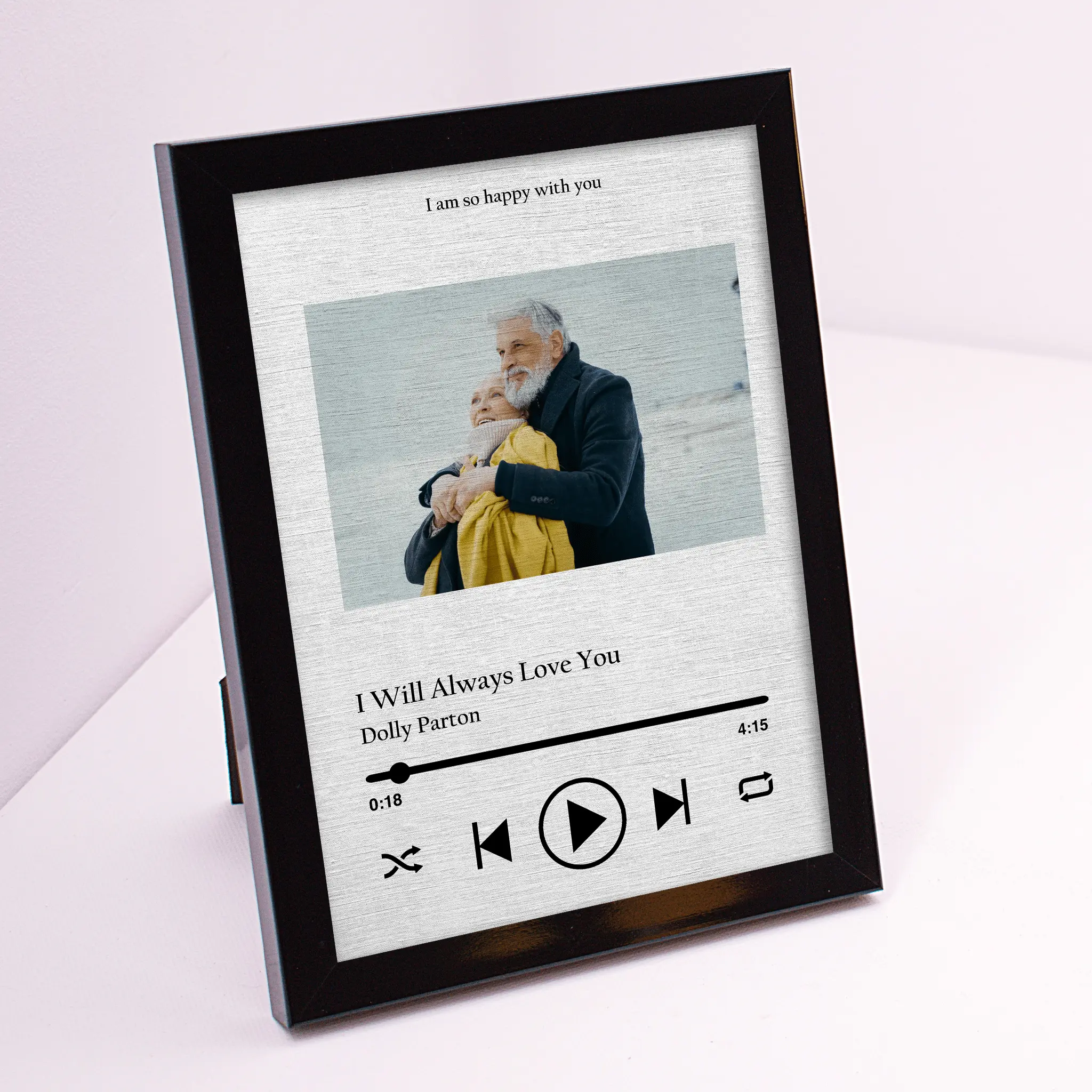 Custom Song Plaque with Picture | Our Favorite Song Art