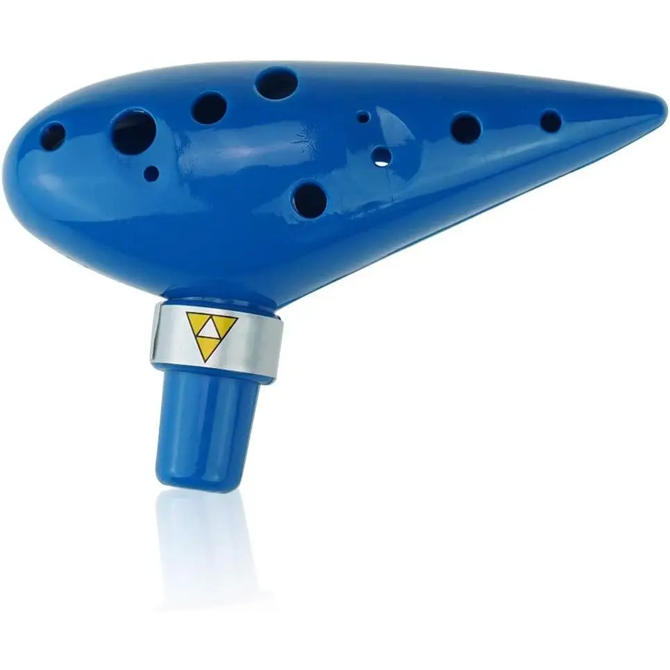 "Ocarina of Time" 12 Hole Plastic  Ocarina,12 Hole Alto C Ocarina ,Replica  Ocarina,Unbreakable Plastic Ocarina by ,Christmas  Idea