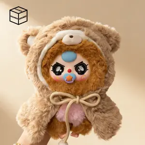 （03）BABYTHREE- l'm not the Warrior series Bunny Plush Dolls，Soft Furry Collectibles，Backpack or clothing decoration，Stuffed Animal