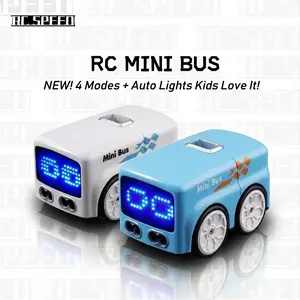 New Magic Mini RC Bus - Gesture Control Toy | 4 Fun Modes + Auto Light Changing | Ideal Gift for Boys & Girls | Boosts Kids’ Reaction & Creativity, Remote Control Car/Kart Rc Stunt Car Rc Model Car