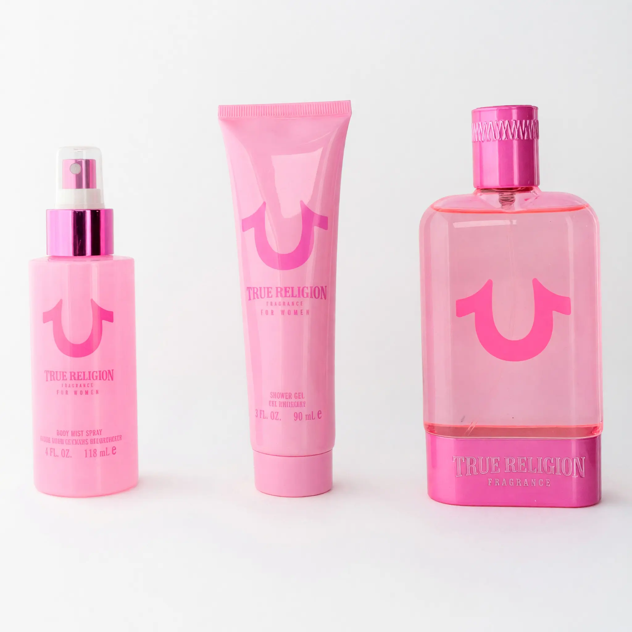 3-Piece Fragrance Gift Set for Women, Fresh Floral Girly Scent with EDP Spray, Body Mist & Shower Gel, Notes of Watermelon & Pink Peony