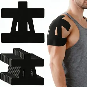 10Pcs Precut Kinesiology Tape Waterproof Breathable - Shoulder Pain Relief & Muscle Support Athletic Sports Tape