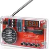 Portable soldering Kit, Soldering FM Radio Project 87-108MHz with Headphone Jack LED Display Automatic Station Search for High School Education Soldering Practice Creative project kit practice kit Audio