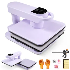 AKEYDIY Automatic Heat Press Machine for T-shirts,Smart 15 x 15 Inch T-shirt Press Machine with Automatic Press Release Professional Digital,Automatic Heat Press Sublimation Fast and Uniform T-shirt Printing Machine