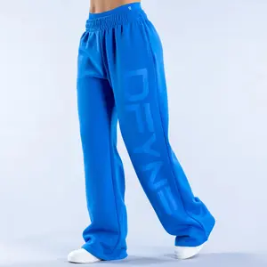 Dfyne Signature Wide Leg Jogger – Designed for Comfort and Confidence with a Soft Drape, Flattering High Waist, and Relaxed Wide-Leg Fit That Moves With You All Day