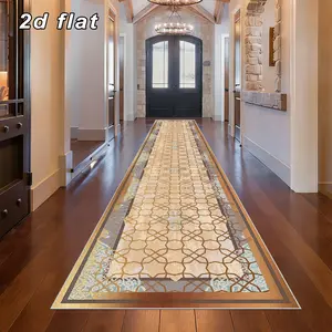 Geometric Hollow Out Rug, Soft Comfortable Bedroom Bedside Carpet, Hallway Runner, Suitable for Entryway Stairs Balcony