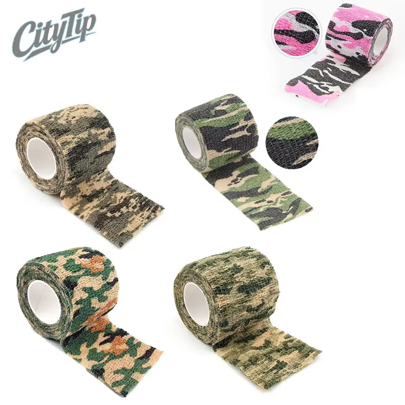 Camouflage Adhesive Tape, Elastic Stealth Tape, Rifle Gun Grip Tape, Hunting Camo Tape, Waterproof Duct Tape, Stretch Bandage Tape, Military Camo Tape, Tactical Adhesive Wrap, Outdoor Camouflage Tape, 3 Pack Camo Tape