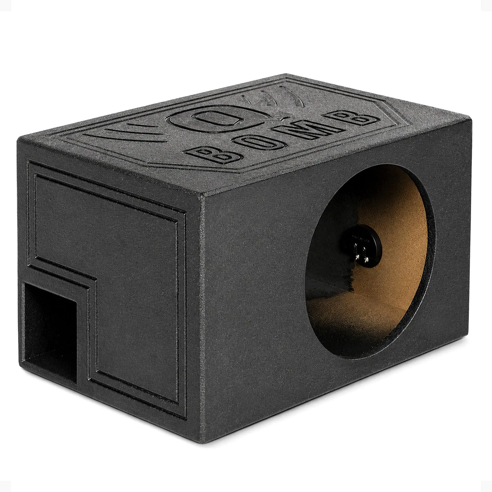QPower QBOMB10VL Single 10" Vented Ported Car Subwoofer Sub Box Enclosure QBOMB