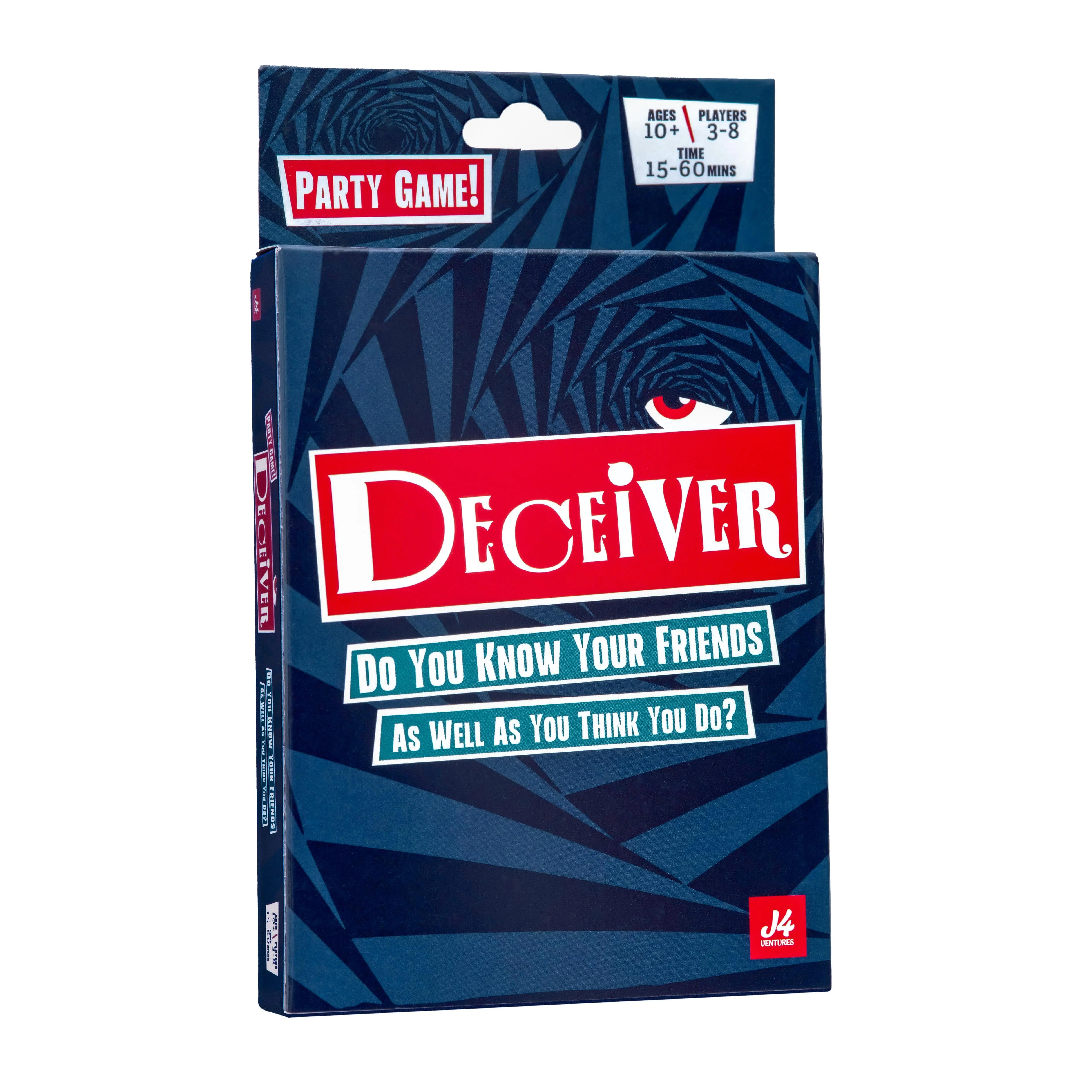 Deceiver: Social Deduction Party Game for Adults & Teens - Bluffing, Strategy & Personal Trivia for Family Game Night - Perfect for College Parties & Travel, Ages 10+