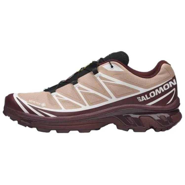 Salomon XT-6 GORE-TEX 'Mahogany Rose' Sports Sneakers, Water-Resistant, Durable Material, for Running & Casual Wear