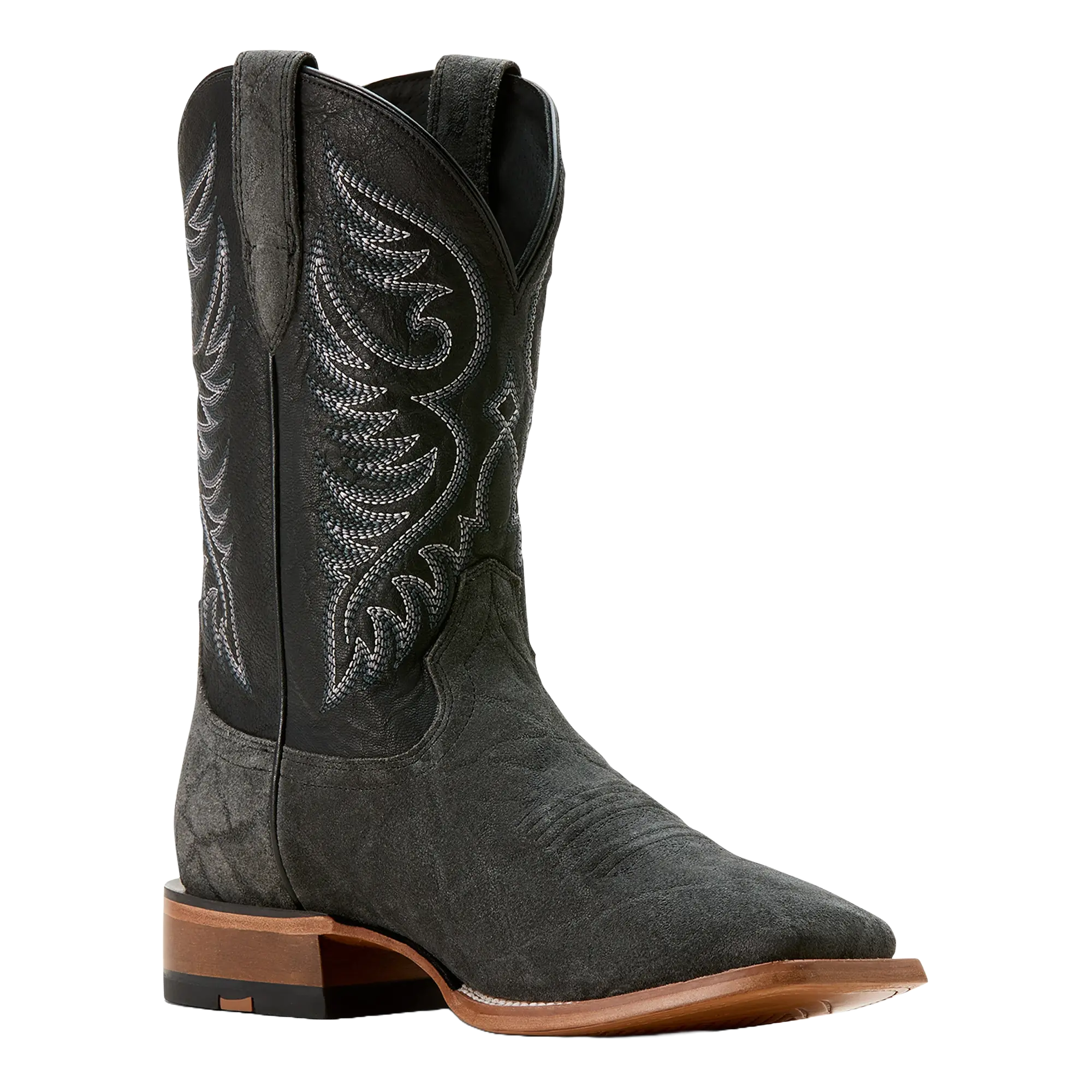 Ariat Men's Wiley Black Elephant Roughout Print Cowboy Boot 10053632