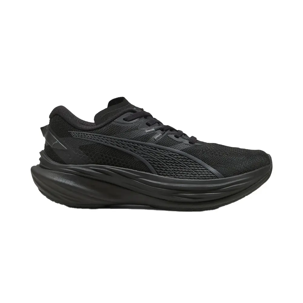 PUMA Womens Deviate Nitro 3 Wide Running Sneakers Shoes - Black