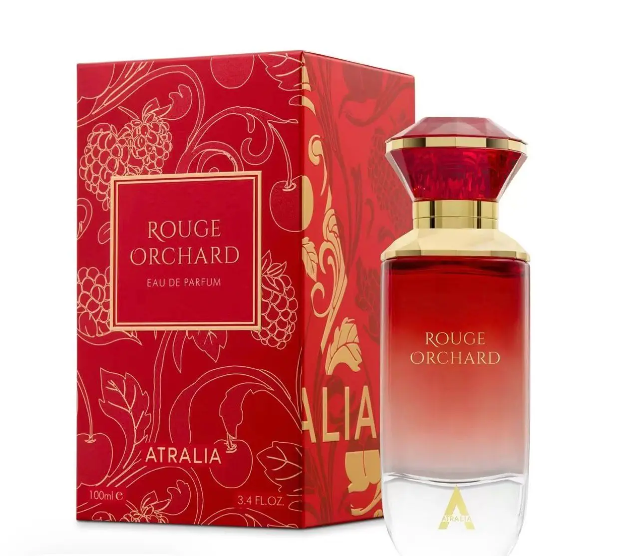 Atralia Rouge Orchard Eau De Parfum (EDP) - 3.4 Fl Oz/100ml Daily Wear Fragrance, Single Item