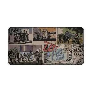 Zombies Desk Mats – Black Ops-Inspired Loading Screens (Kino, Origins, Tranzit, Ascension) – Black Ops-Inspired Loading Screen Design, Gaming Items Gaming Accessories Mouse Pad