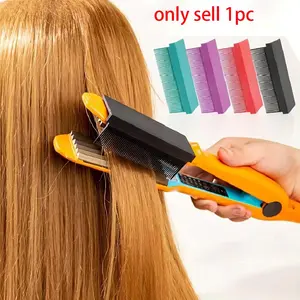 Flat Iron Comb, Hair Straightening Comb, Hair Straightener Comb, Professional Hair Styling Tool for Women & Men, Compact Hair Styling Tool for Home Use