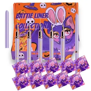 Battie Eyeliner mystery bundle  - 10 Double Water Activated Liners with Brush Set