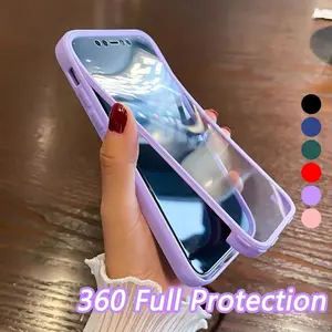 For Samsung A06 A16 A26 A36 A56 5G S25 Plus S25 Ultra 5G Full Body Protector Cover 360 Front + Back All-Inclusive Phone Case
