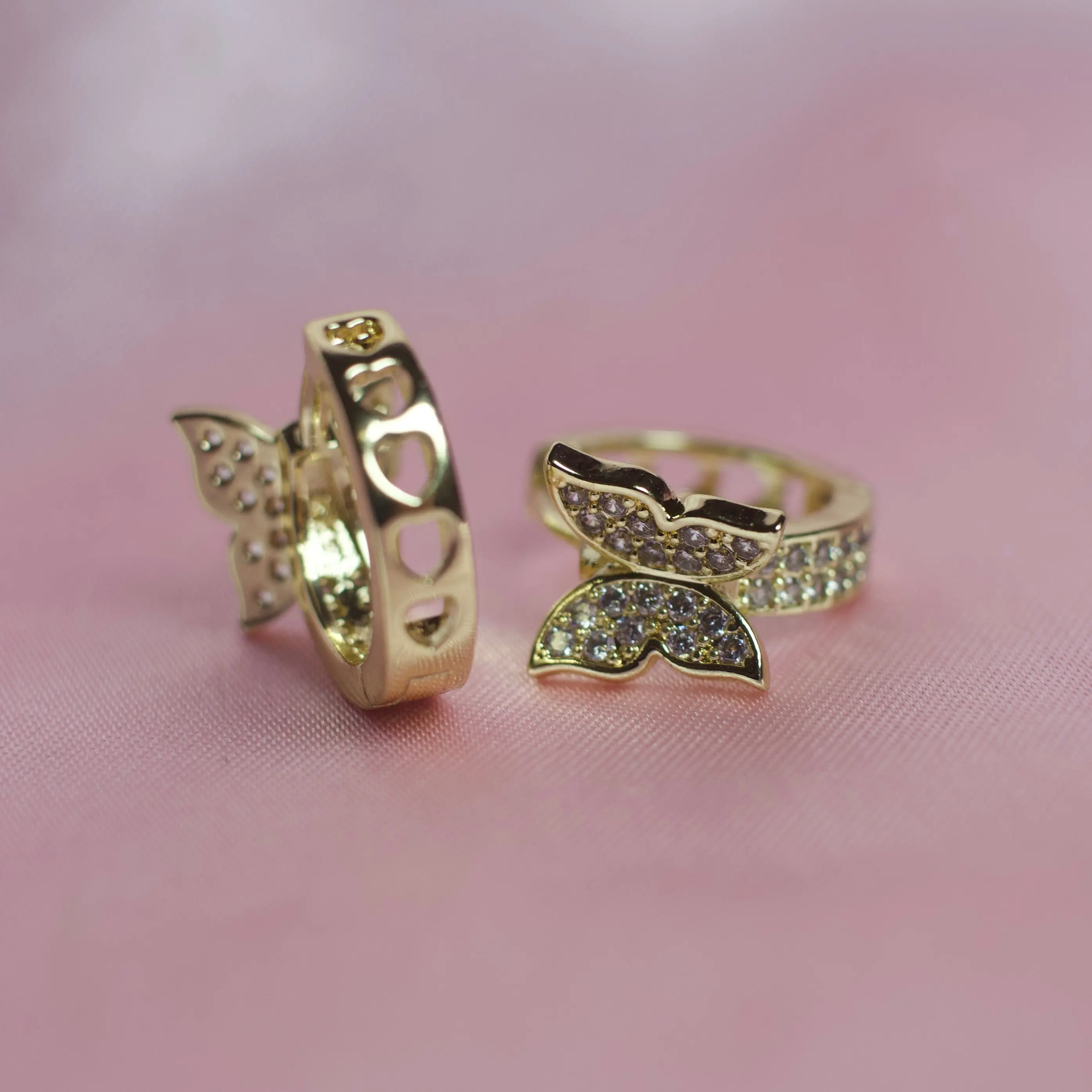 Blink Butterfly Hoops