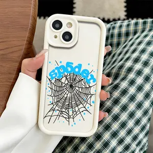 Spider Web Phone Case， Mystical Night Style for iPhone 17 16 15 14 13 12 11 Plus Pro Max. A16