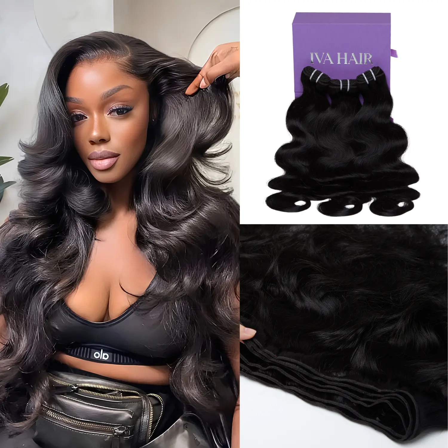 IVA Hair 16A Raw Indian Body Wave Bundles 100% Unprocessed Human Hair Lasts 3 Years No Shedding Raw Virgin Hair Extensions for Sew In Quick Weave (16-30 inch) #DealsforYouDays, Premium Human Hair, Bundles Of Human Hair
