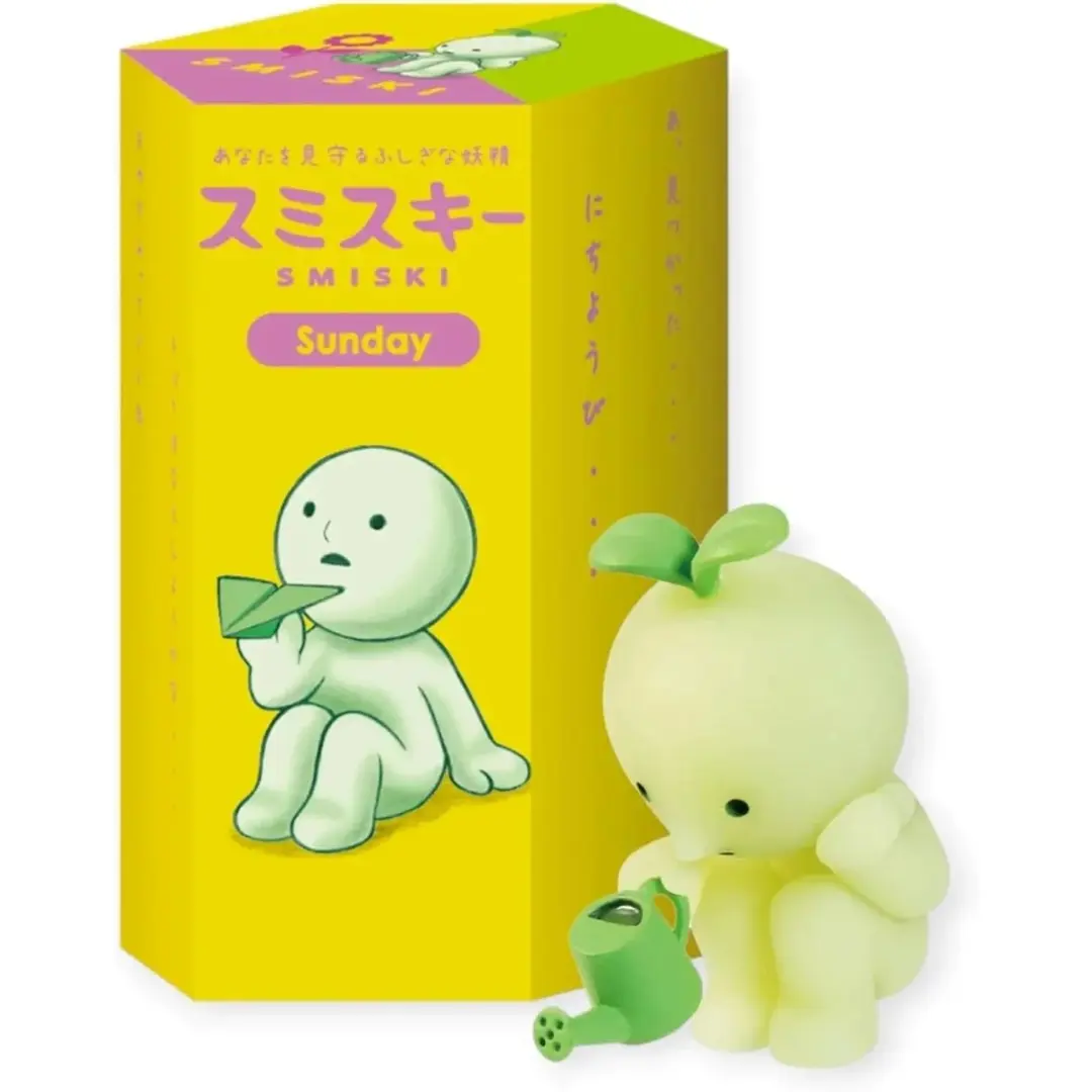 Smiski Sunday Series - Assorted Sealed Blind Box Original Glow in The Dark Mini Figures