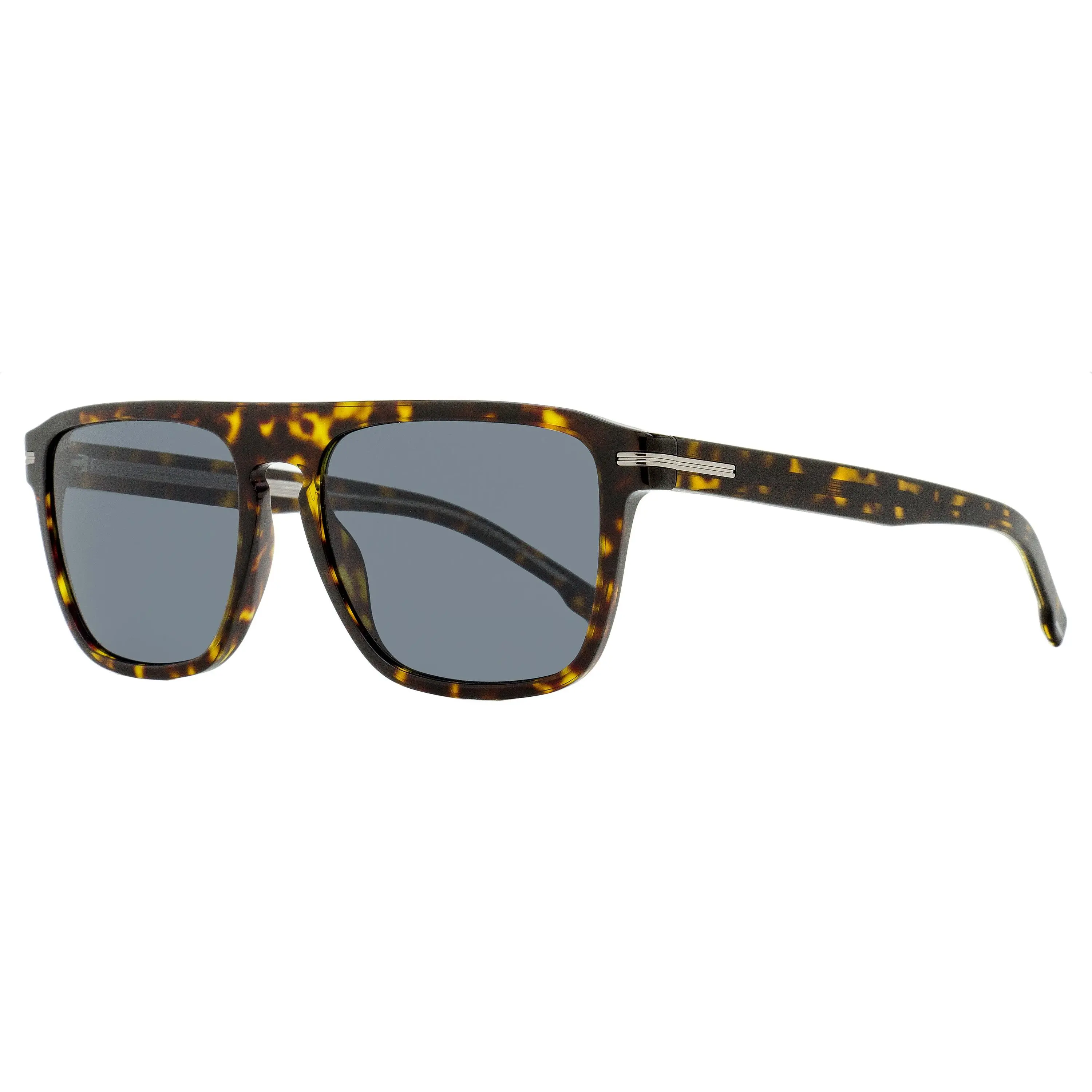 Boss Flat Top Stylish Men's Sunglasses, B1599/S 086IR Havana Frame, 56mm Lens Size