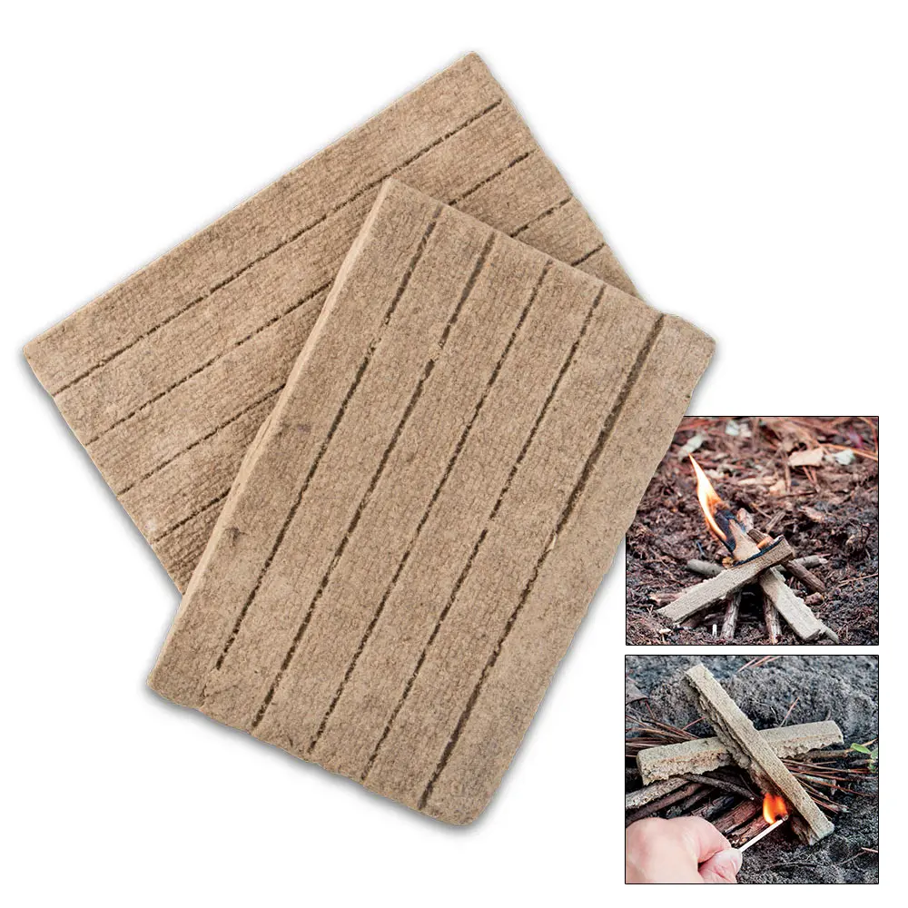 Waterproof Never Fail Fire Starters - Perfect for Barbeques, Campfires, and Fireplaces